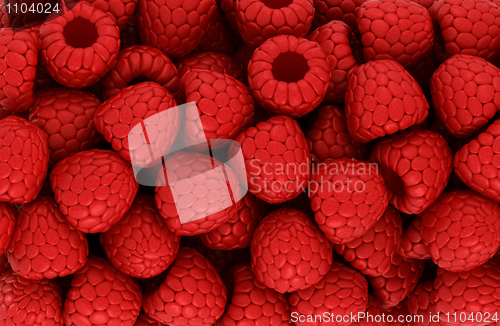 Image of Red raspberry texture or backround