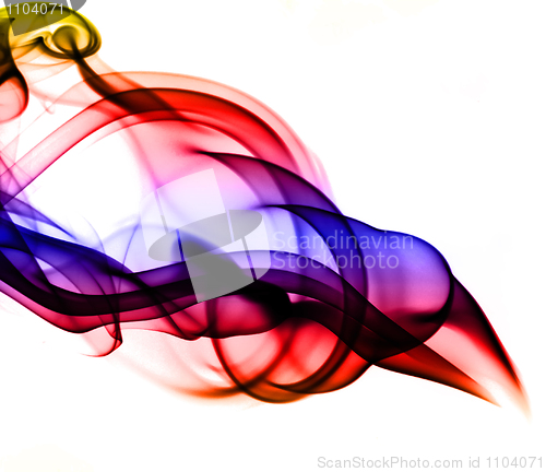 Image of Beautiful abstract Smoke waves