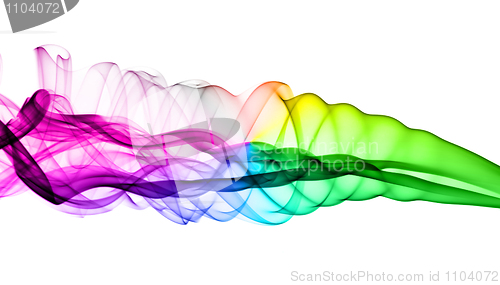 Image of Colorful abstract smoke pattern 