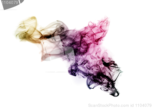 Image of Colored with gradient blurred fume