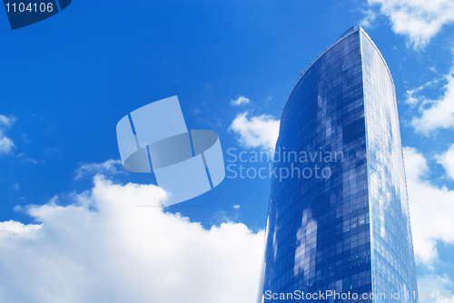 Image of Futuristic skyscraper