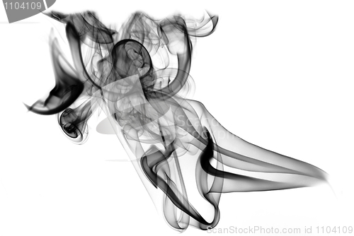 Image of Black Fume on the white background