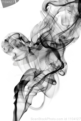 Image of Mysterious Fume curves on the white 