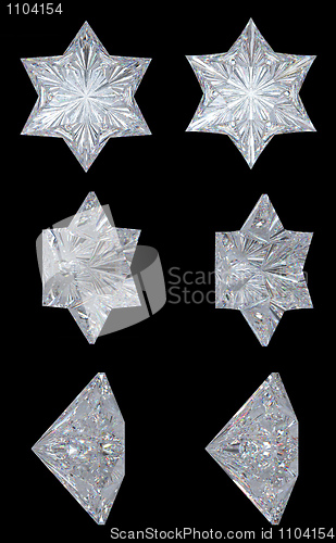 Image of Star of David or hexagram Diamond