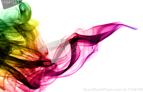 Image of Bright fume abstract colored with gradient 