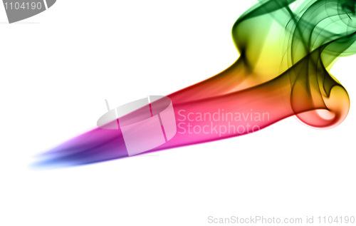 Image of Gradient colored smoke pattern