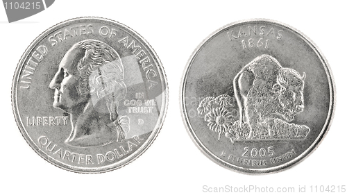 Image of Quarter Dollar Kansas