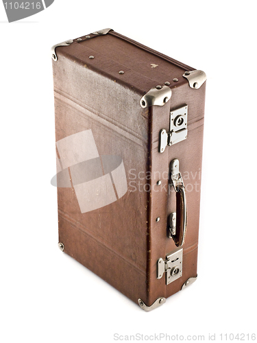 Image of Traveling - aged suitcase isolated 