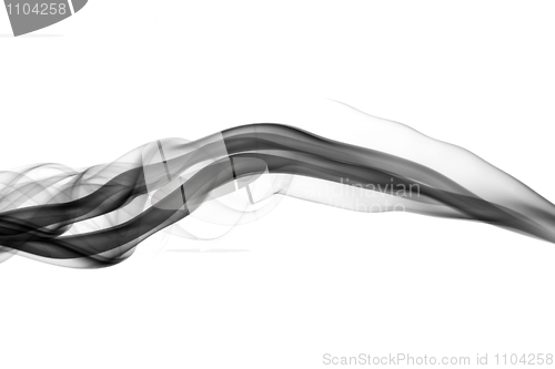 Image of Black Abstract fume shapes