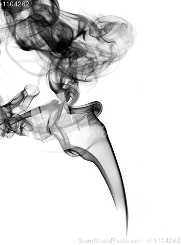Image of Magic fume abstract over white