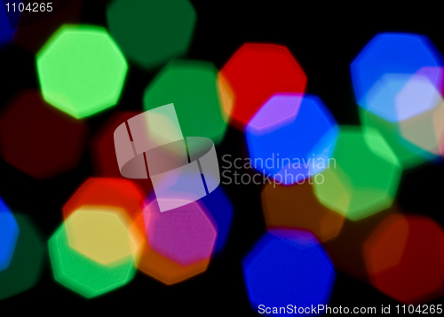 Image of Bright Colorful Blurred lights 