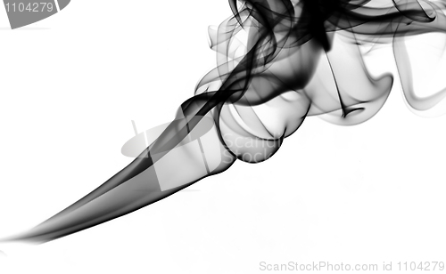 Image of Inverted Black smoke on white