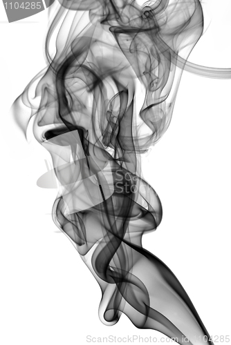 Image of Black fume abstract texture