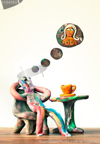 Image of Daydreaming Clay Man
