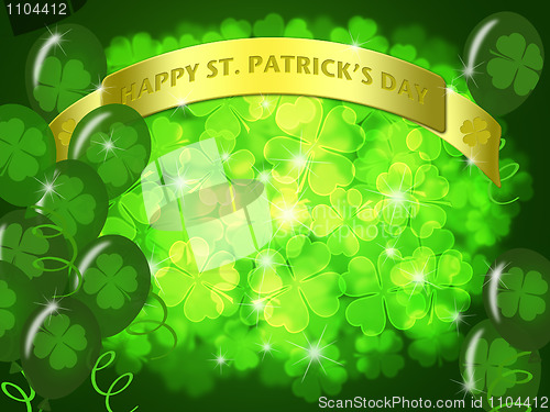 Image of St Patricks Day Two Green Beers Banner Shamrock