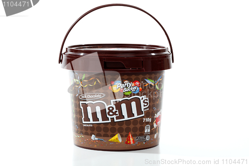Image of M&M's Party Bucket of confectionary candy