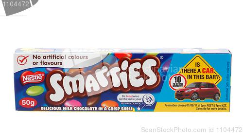 Image of Nestle Smarties chocolate snack