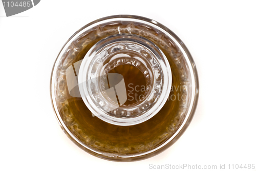 Image of Close-up of Crystal decanterfor alcoholic beverage 