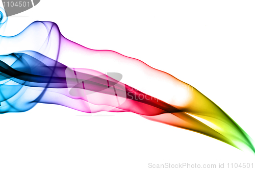 Image of Colorful fume pattern abstract
