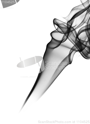 Image of Black and grey Abstract fume shapes 