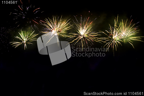 Image of Colorful Fireworks