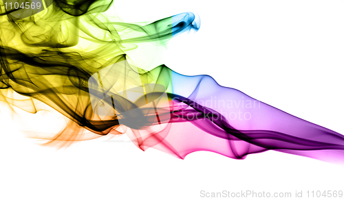 Image of Bright fume abstract curves 