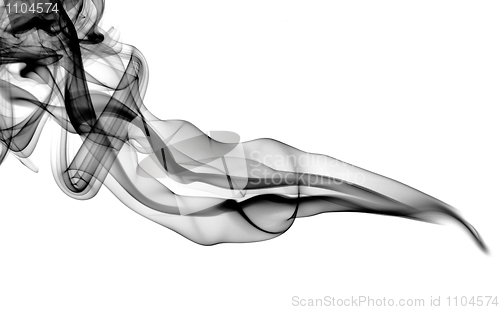 Image of Magic fume abstract over white