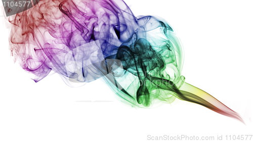 Image of Gradient colorful abstract fume 