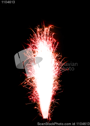 Image of Bright Red birthday fireworks