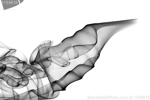 Image of Abstract black fume pattern 