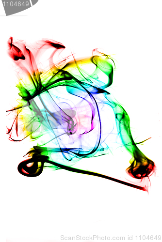 Image of Magic colored Smoke curves