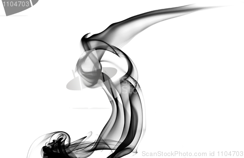 Image of Magic Fume abstract over the white