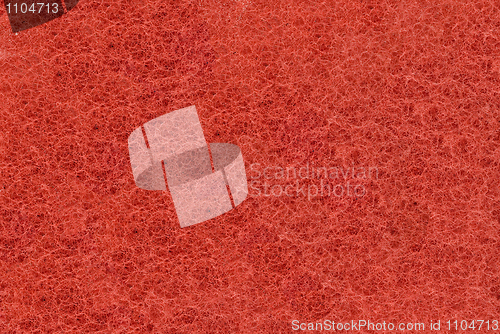 Image of Close-up of Red synthetic fibrous surface