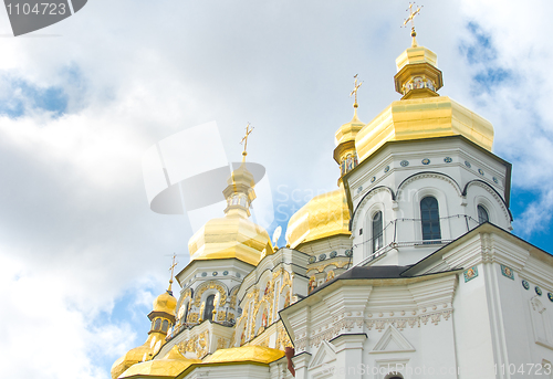 Image of Kiev-Pecherskaya Laura. Golden domes 
