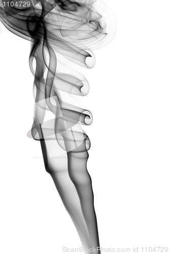 Image of Abstract black fume pattern