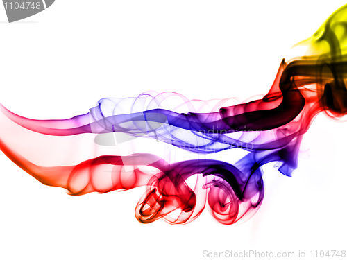 Image of Colorful Abstract smoke pattern 