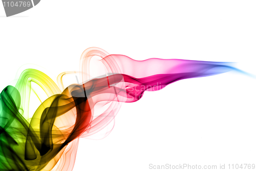 Image of Abstraction. Bright colorful fume 