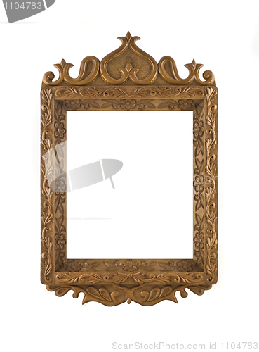 Image of Beautiful wooden Frame for picture useful as icon case