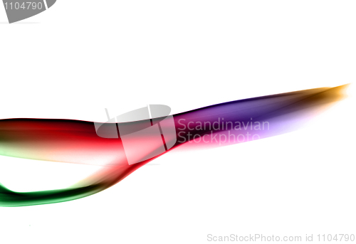 Image of Gradient colorful fume abstract waves