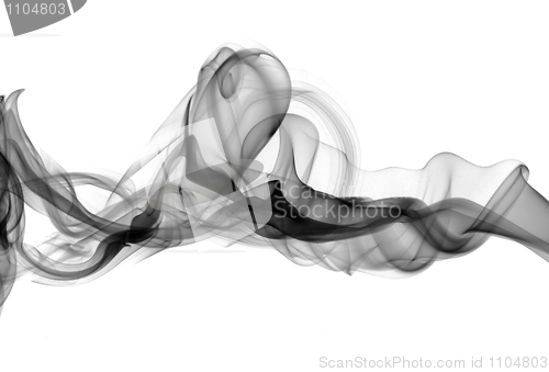 Image of Abstract fume waves pattern