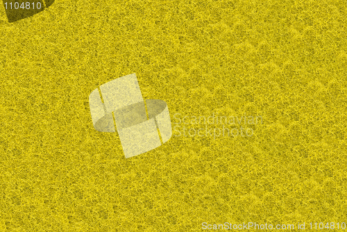 Image of Close-up of yellow synthetic fibrous surface