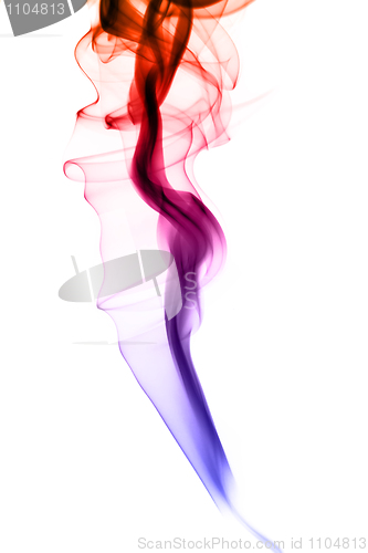 Image of Gradient colored fume abstract 