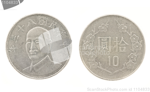 Image of 10 Yuan - money of Taiwan