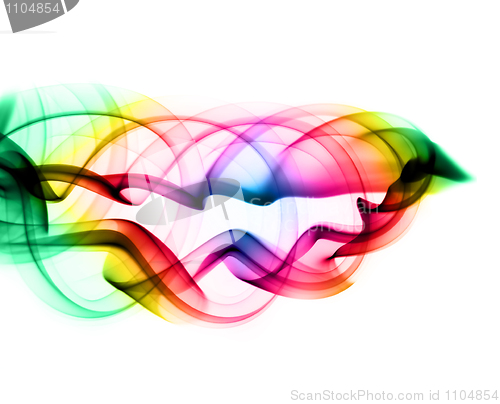 Image of Gradient colored Abstract fume