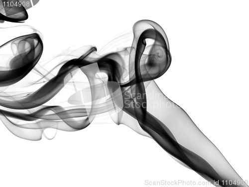 Image of Smoke Abstract on white