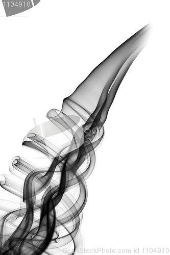 Image of Abstract black smoke pattern 