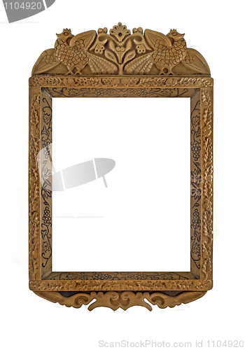 Image of Carved Wooden Frame for picture or portrait 