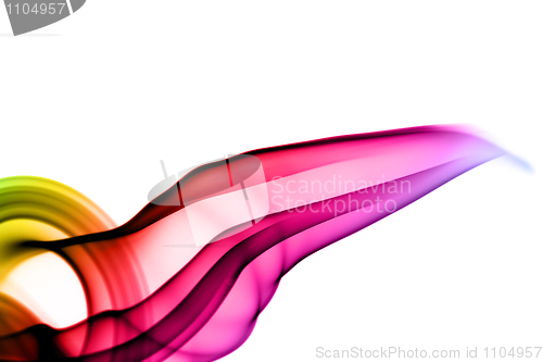 Image of Bright colorful fume abstract shapes 
