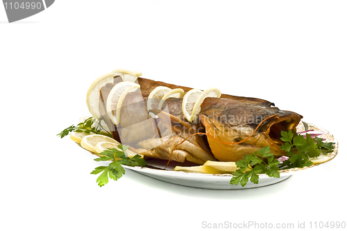 Image of Dish - Bloated sheatfish with lemon and parsley