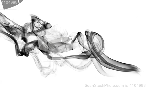 Image of Black Abstract fume pattern